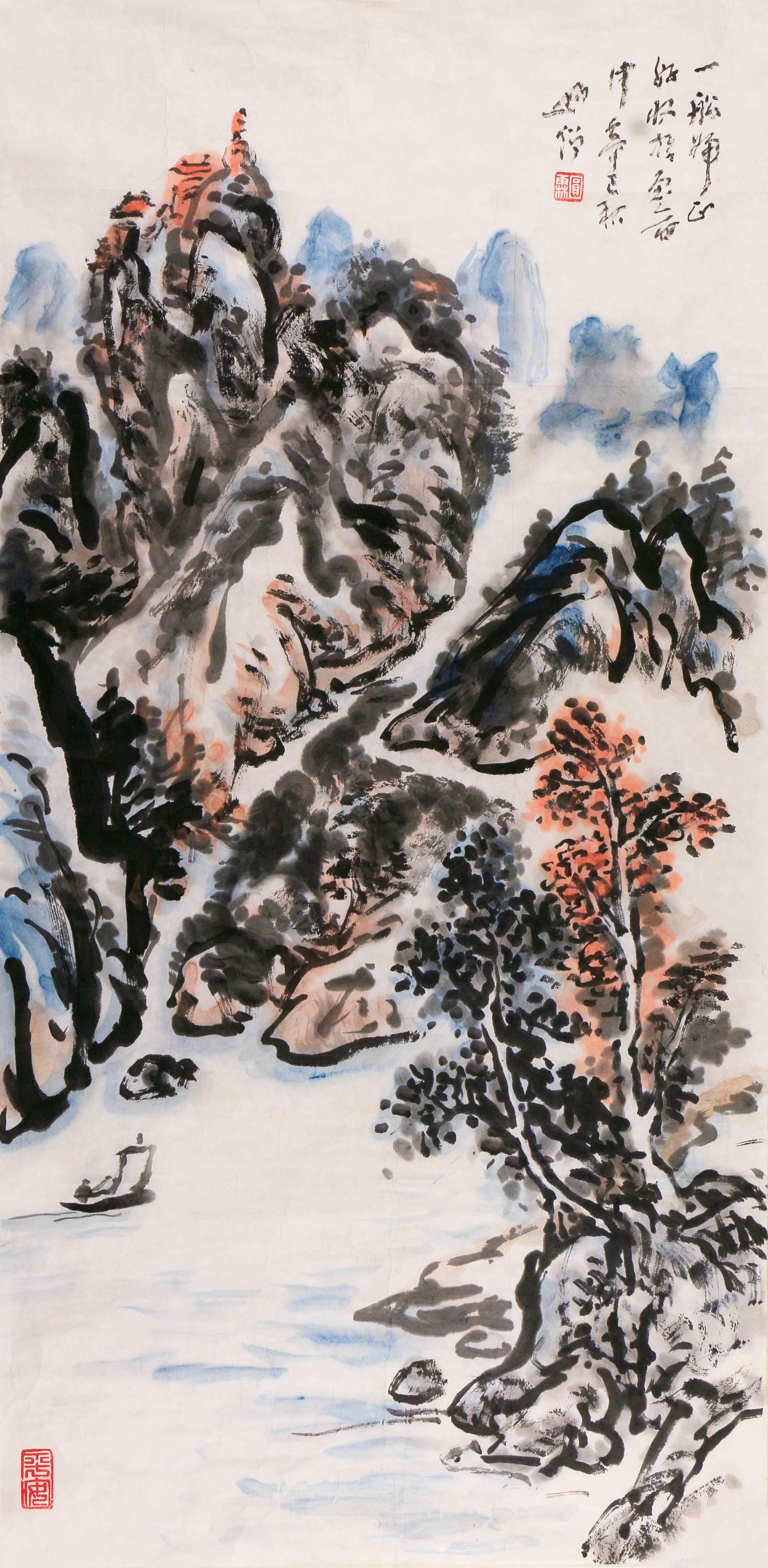 42一船归正好，收拾画图间         68#34            2001